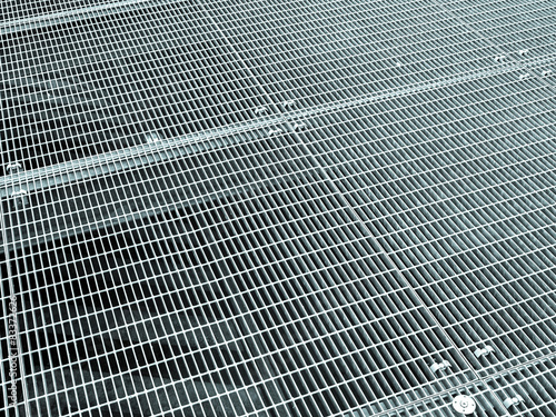 Stainless steel grid mesh photo