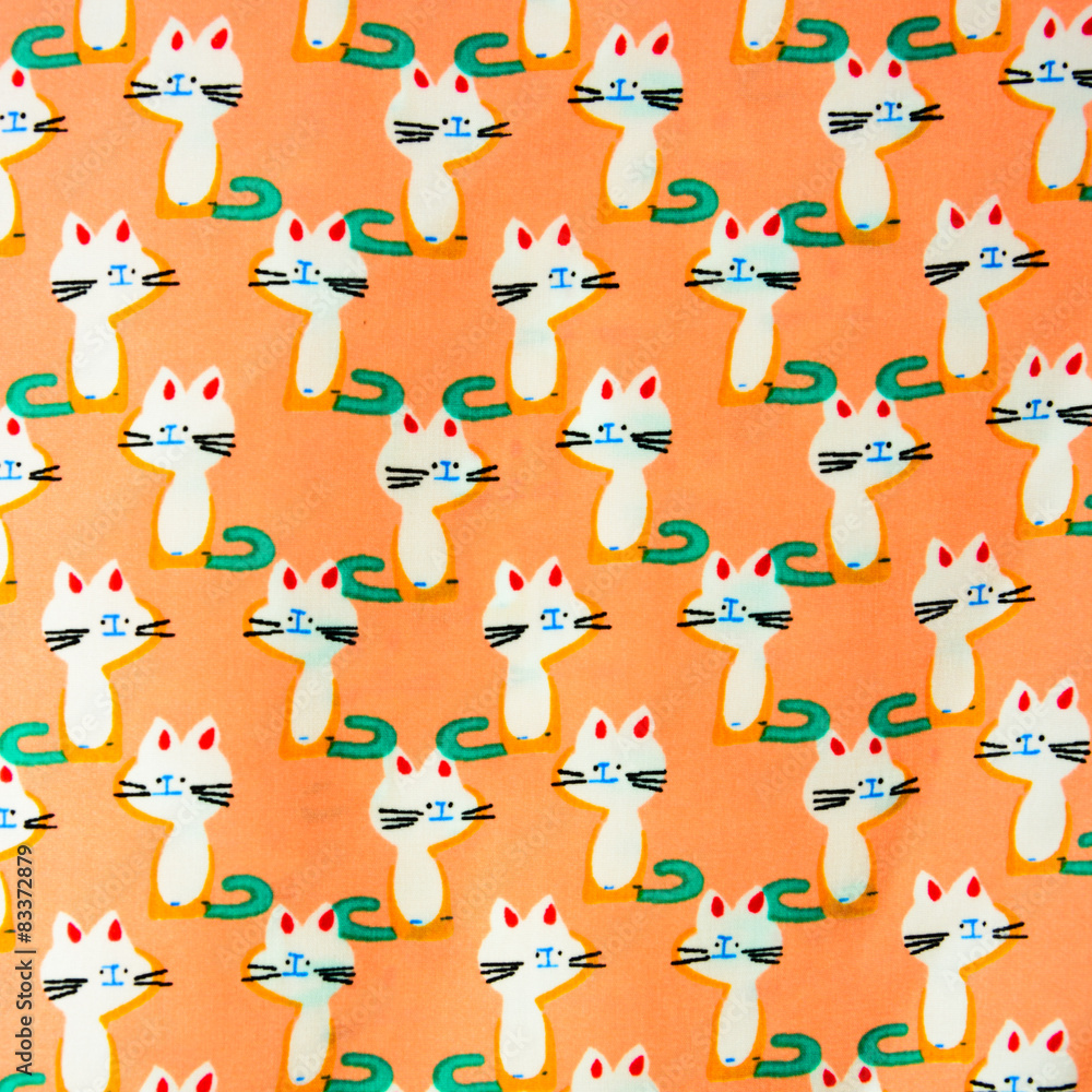 Set of seamless patterns with kittens. Patterns cartoon cats Set of seamless patterns with kittens. Patterns cartoon cats