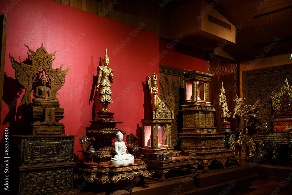 Buddha carved wood