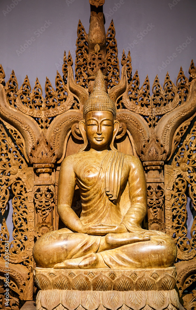 Buddha carved wood Buddha carved wood