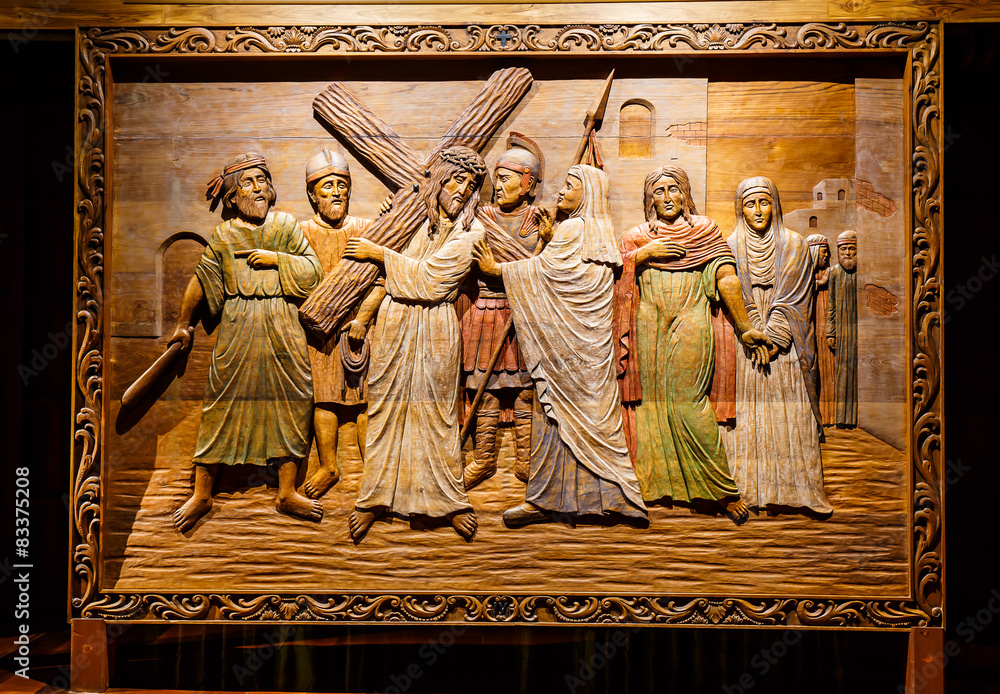 Jesus Wood Carving