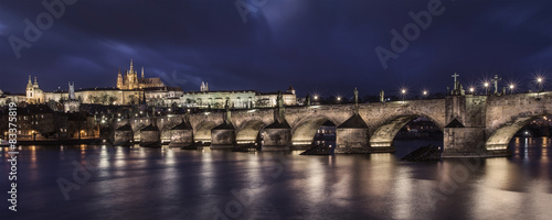 Canvas Print Prague Charles bridge