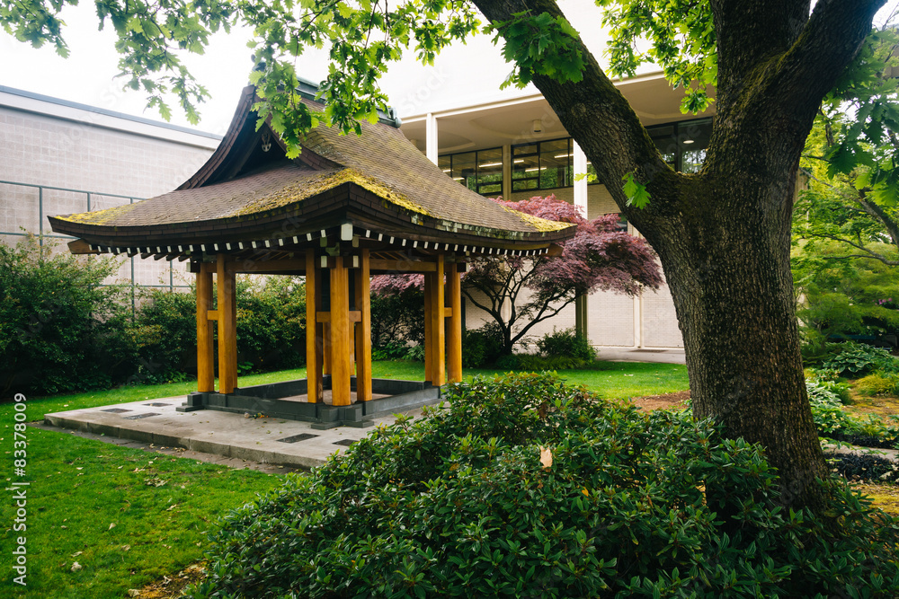 Pagoda at the Seattle Center, in Seattle, Washington. Pagoda at the Seattle Center, in Seattle, Washington.