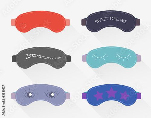 Sleeping masks set  