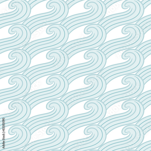 Ornamental pattern wave