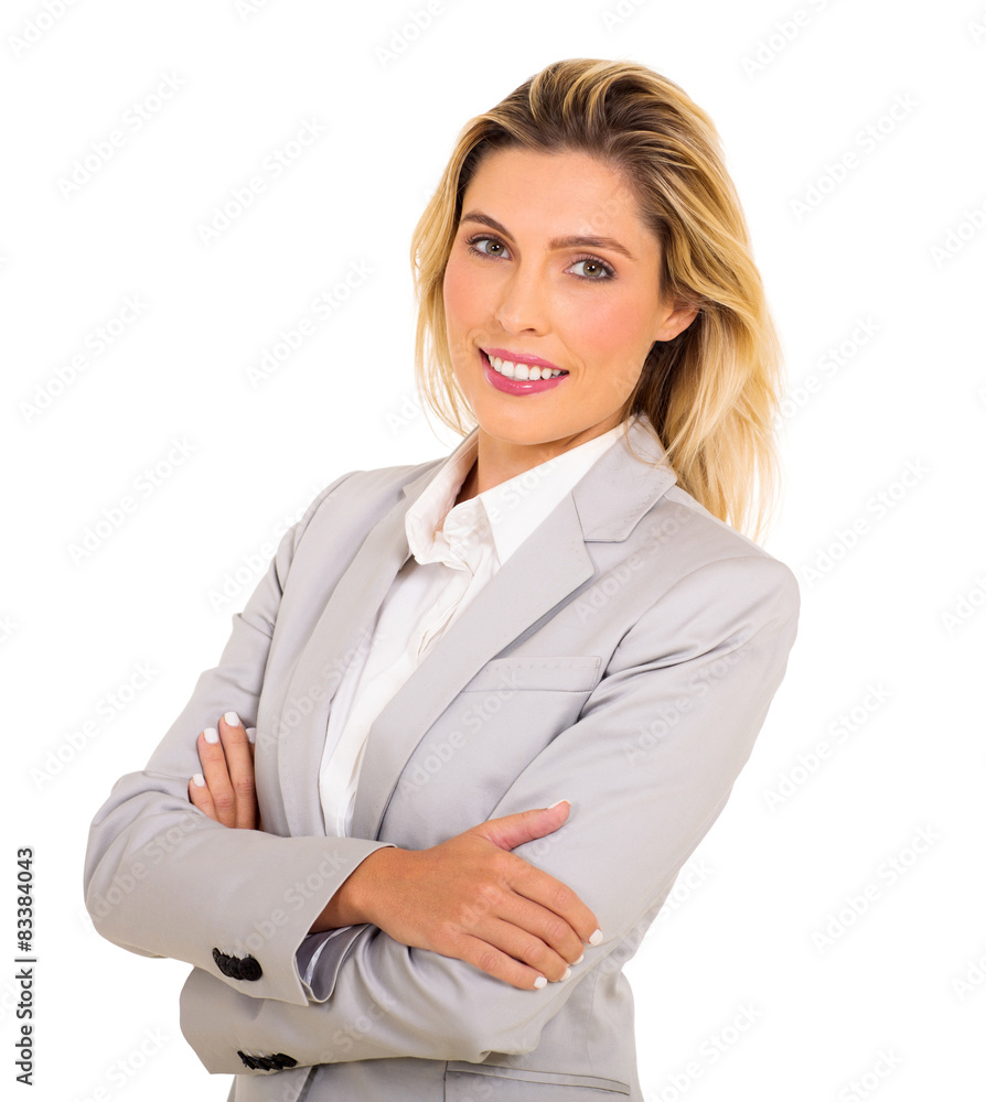 businesswoman with arms folded businesswoman with arms folded