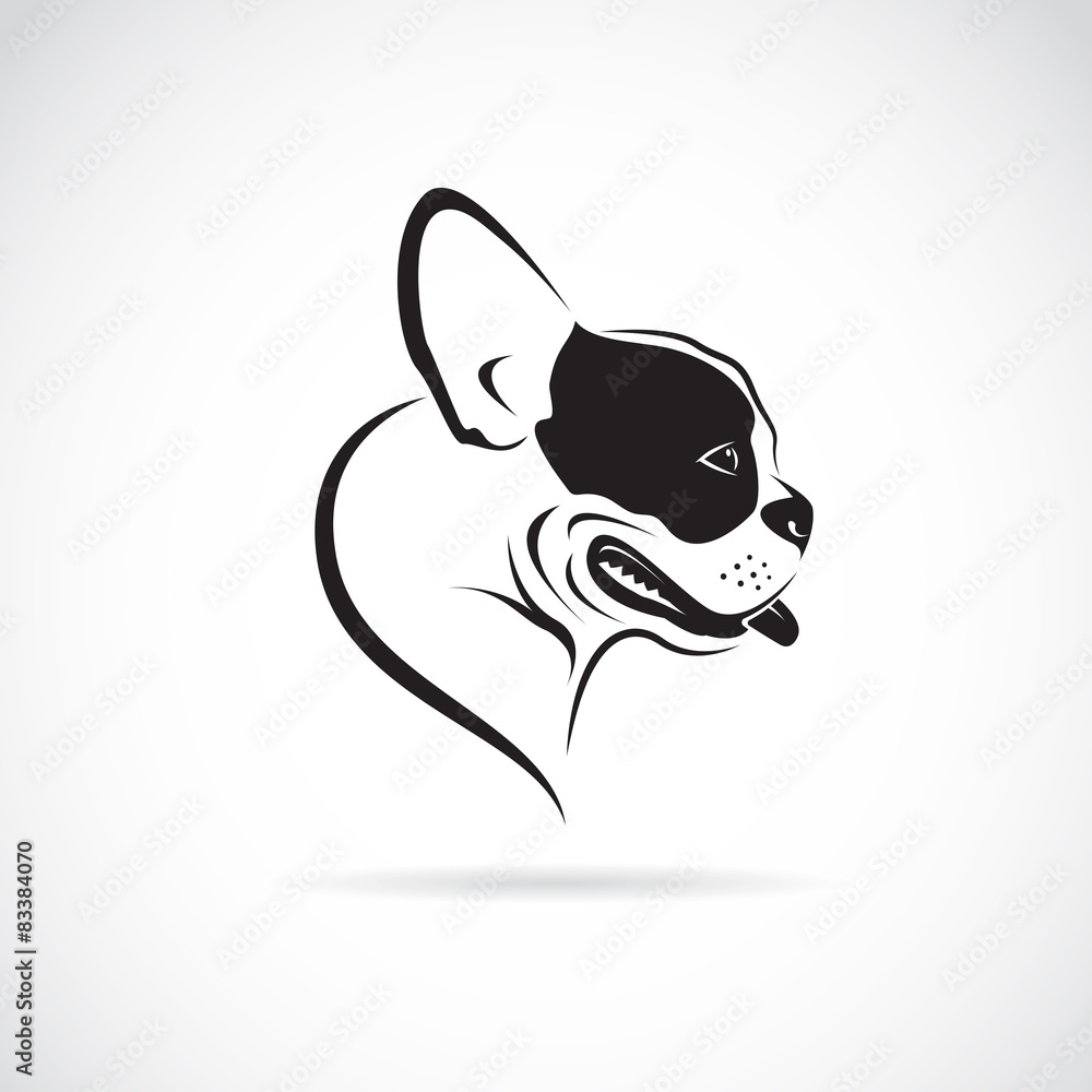 Vector of a dog (bulldog) on white background. Pets. Animals. Vector of a dog (bulldog) on white background. Pets. Animals.