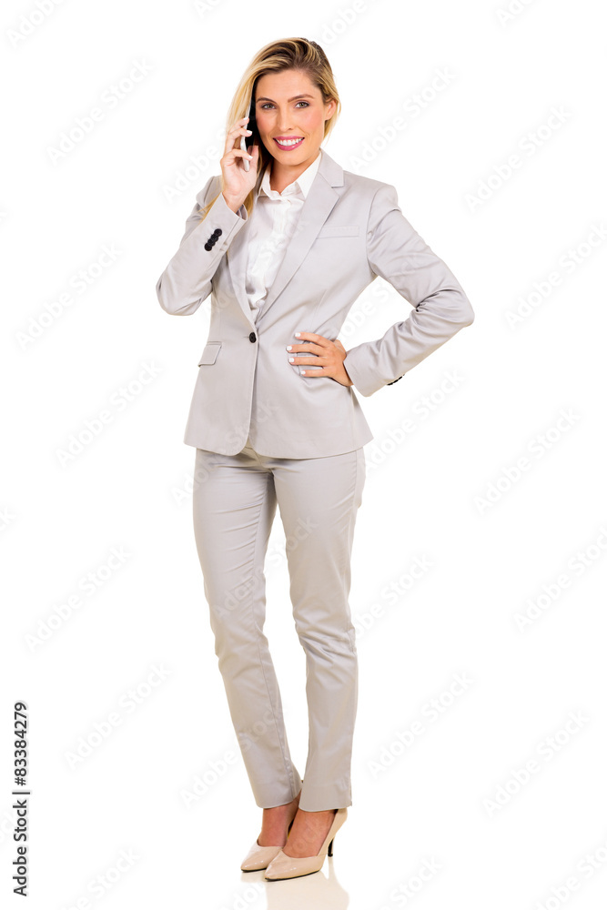 businesswoman talking on mobile phone businesswoman talking on mobile phone