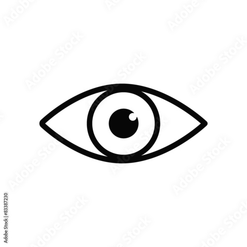 eye icon vector