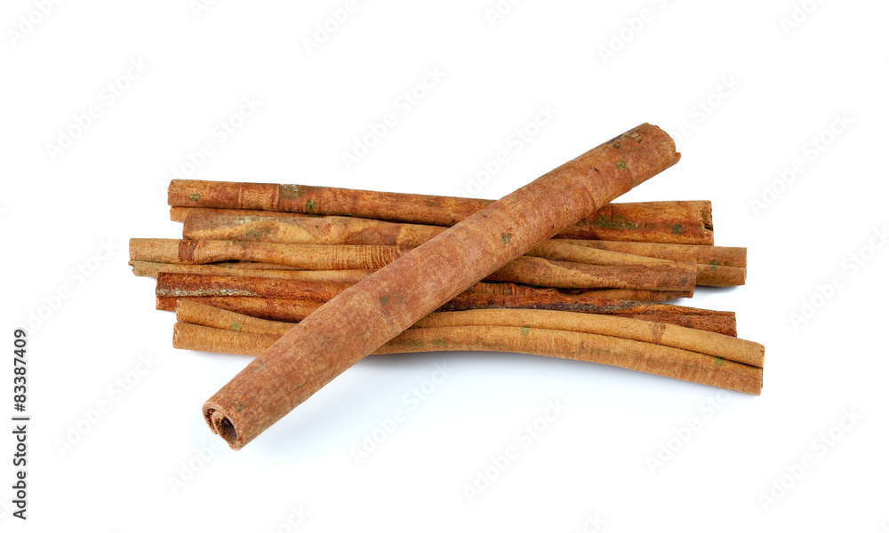 cinnamon isolated on white background cinnamon isolated on white background