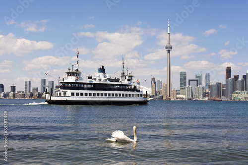 Canvas Print toronto city skyline