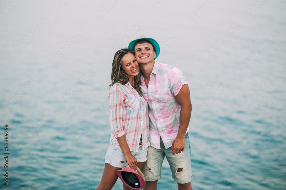 couple in vacation on Greece