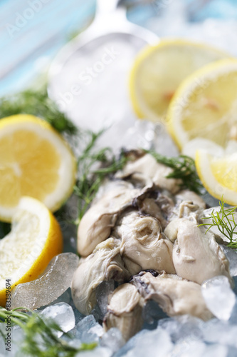 The Fresh Oyster with lemon and coriander