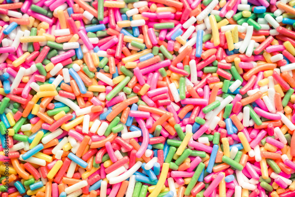 Sugar sprinkle dots, decoration for cake and bekery Sugar sprinkle dots, decoration for cake and bekery