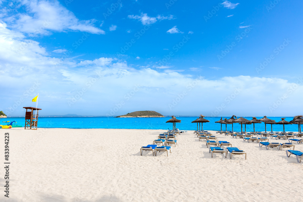 Naklejka premium Mallorca Magaluf Magalluf beach in Calvia Mallorca