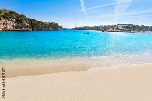 Fototapeta Naklejka Na Ścianę i Meble -  Majorca Porto Cristo beach in Manacor at Mallorca