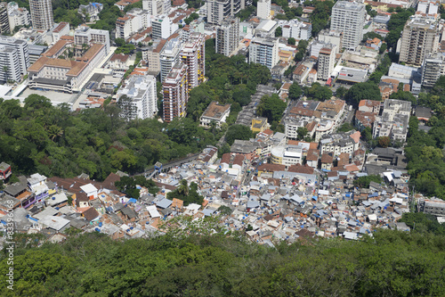 Favela Brazilian Hillside Shantytown Rio de Janeiro Brazil