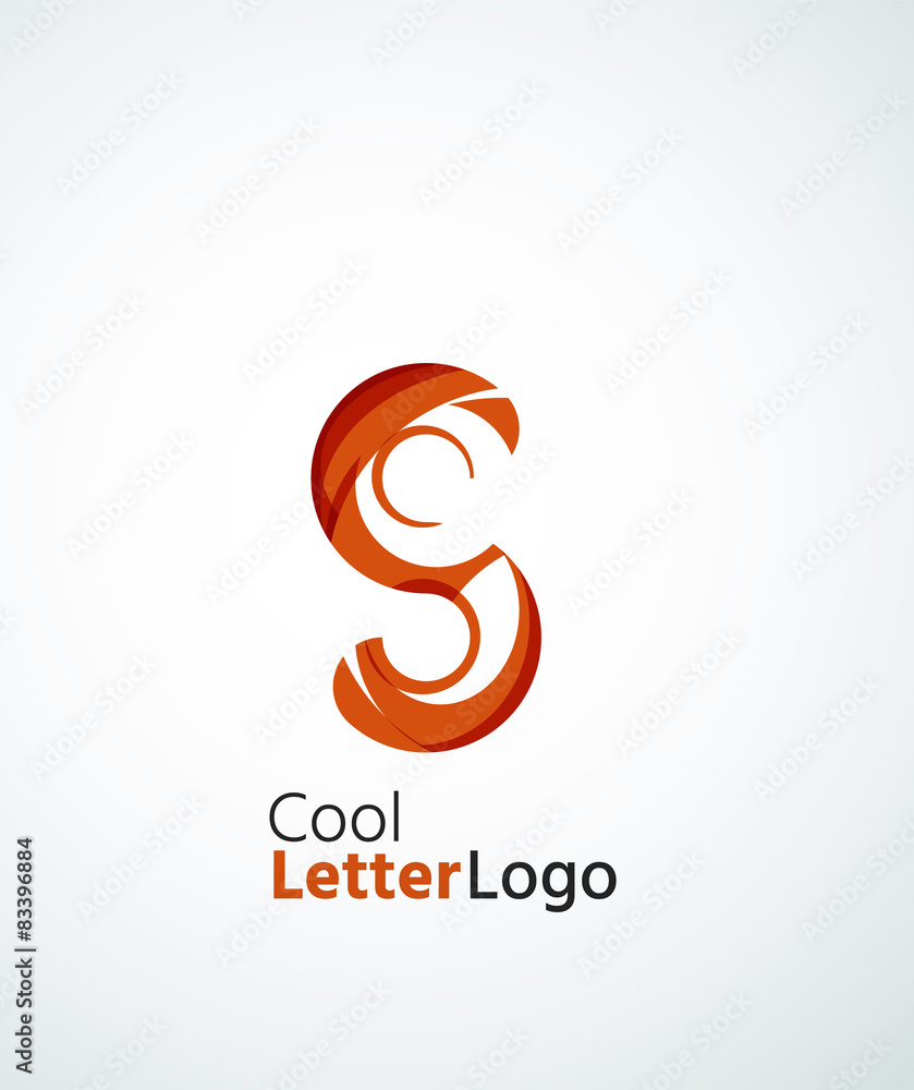 Fototapeta premium Letter company logo