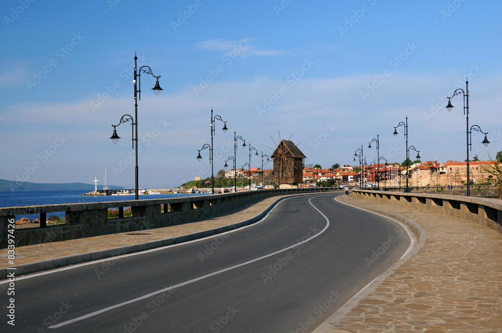 Road to Old Town of Nesebar