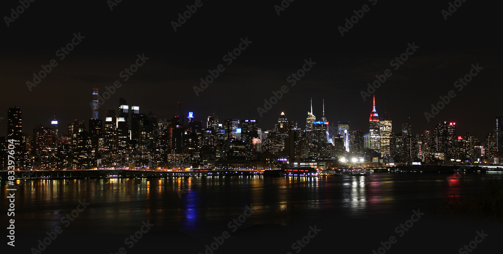 New york city / Skyline by night