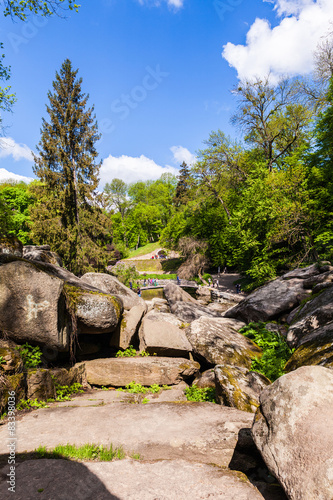 spring scenery Park in Uman