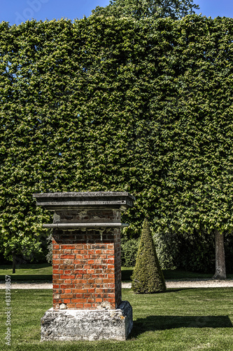 Garden in Chateau de Saint-Germain-en-Laye.