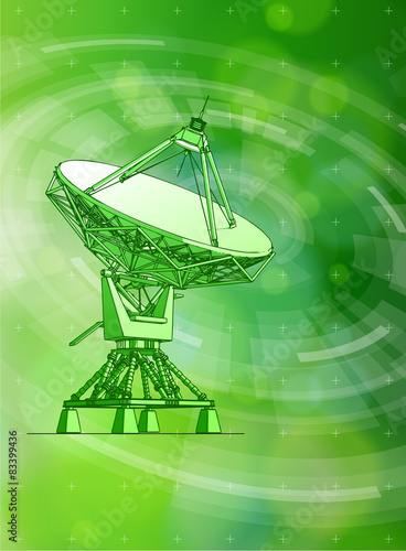astronomical Doppler radar & radial HUD elements