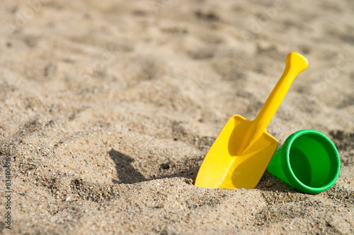 Sand toys / sand toys in a sandbox