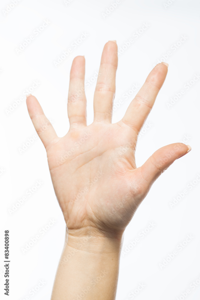 isolated female hand touching or pointing to something isolated female hand touching or pointing to something