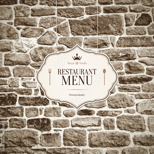 Restaurant menu design