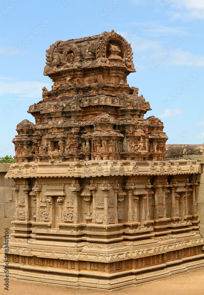 Vittala temple in Hampi, Karnataka province, South India.