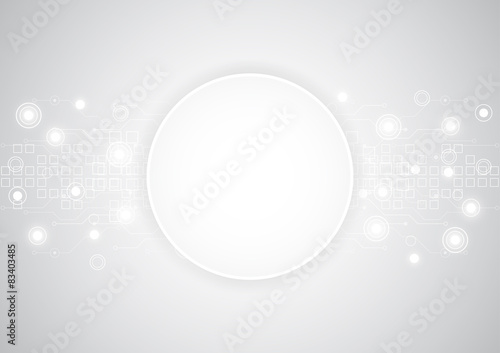 abstract future technology concept background, vector 