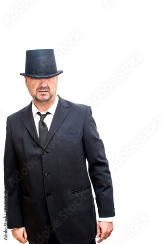 Businessman with a hat