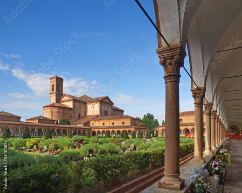 Die Kirche San Cristoforo alla Certosa in Ferrara / Italien