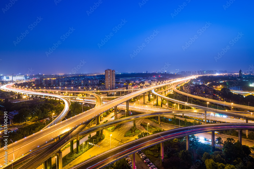Fototapeta premium overpass at night