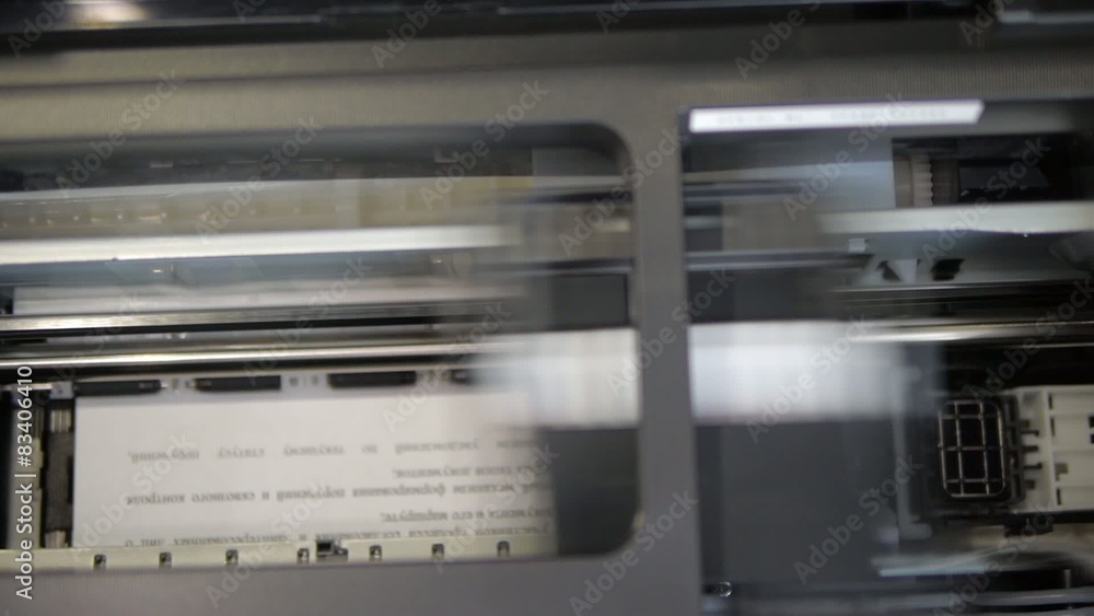 Top view of the electronic interior of a working CISS printer Top view of the electronic interior of a working CISS printer