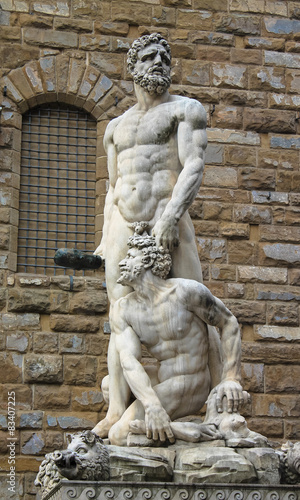 Statua Ercole e Caco di Baccio Bandinelli, Firenze