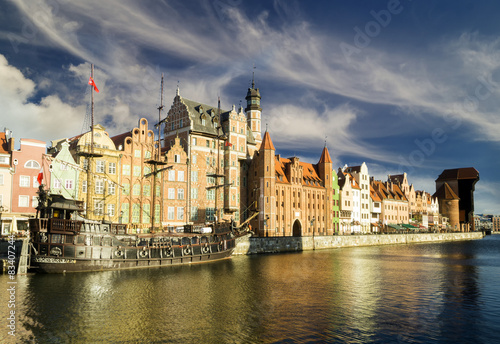  historic city of Gdansk  Poland.