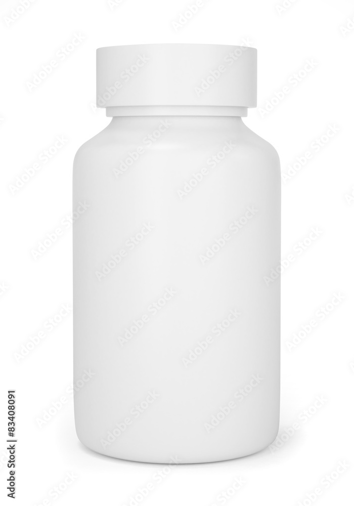 Realistic blank medicine bottle Realistic blank medicine bottle