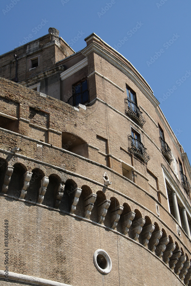 Rome,Italy, Castel Sant'Angelo.fragment.