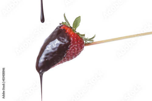 Strawberry with chocolate