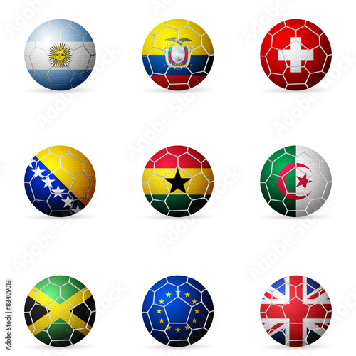 soccer ball flag