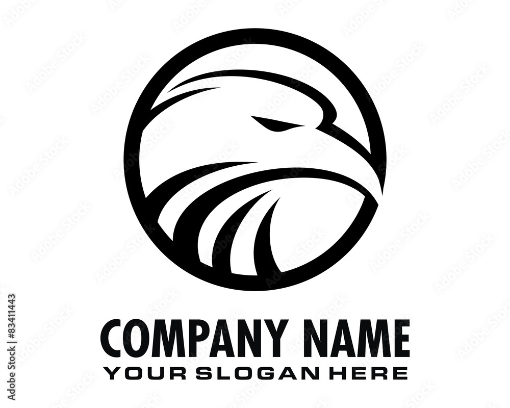 hawk eagle falcon logo image vector hawk eagle falcon logo image vector