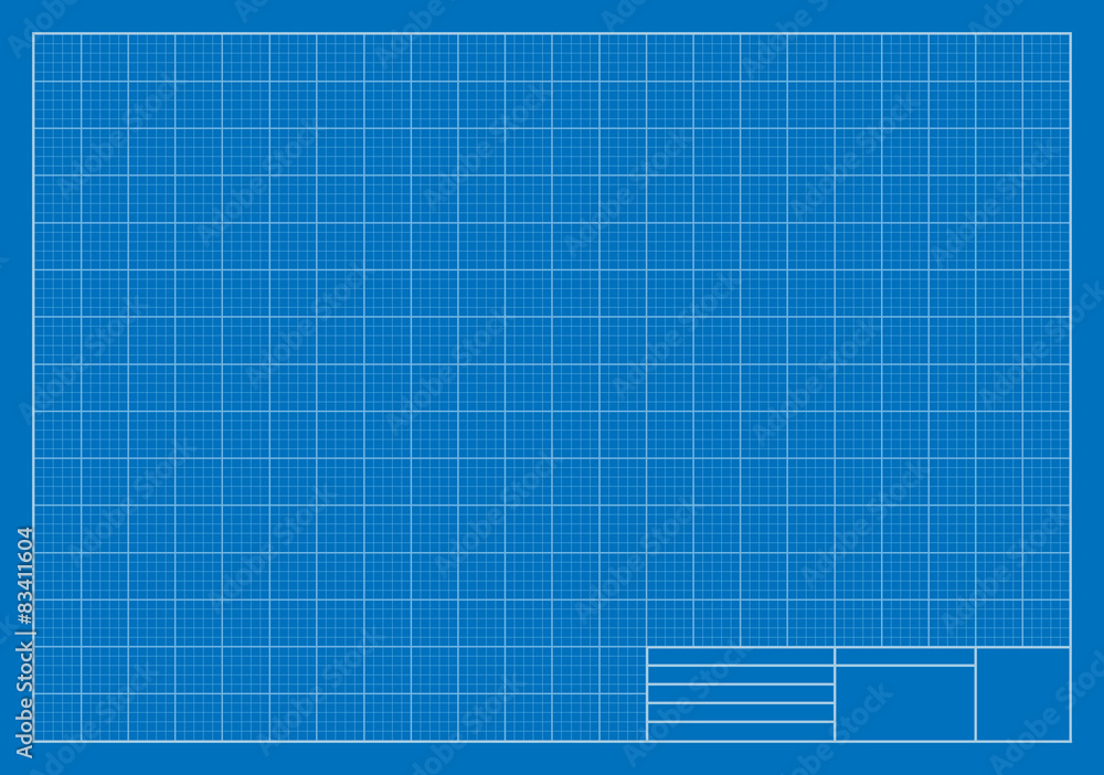 Blank Blueprint Paper For Drafting Stock Illustration - Download Image Now  - Paper, Blueprint, Blank - iStock