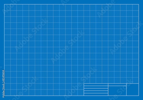 Drafting Blueprint, Grid, Architecture