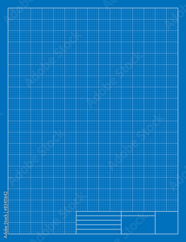 Vertical Drafting Blueprint, Grid, Architecture