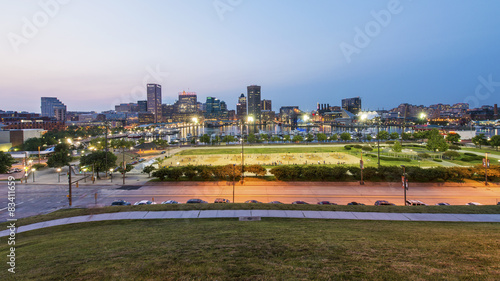 Obraz na płótnie Baltimore Skyline w salonie