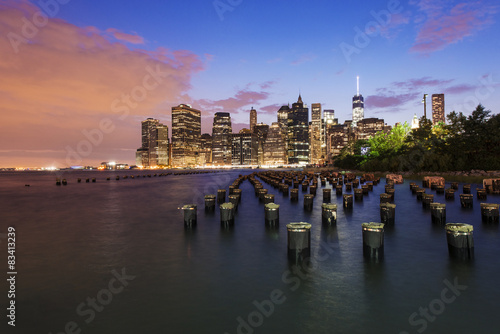 Obraz na płótnie New York Skyline w salonie