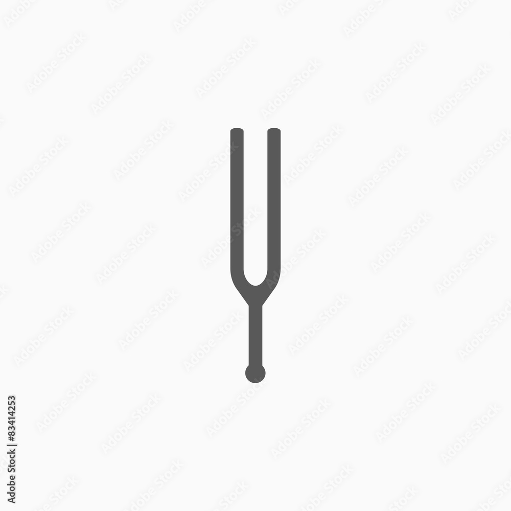 tuning fork icon tuning fork icon
