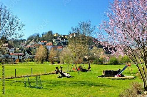 Idyllischer Kinderspielplatz in Egloffstein photo